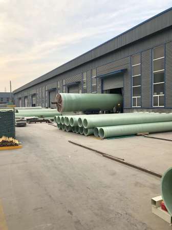 Huaheng Fiberglass Reinforced Plastic Process Ventilation Pipe Winding Pipeline Buried Large Diameter Chemical Pipeline Sewage Drainage Pipe