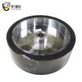 Rubber coated rubber wheel 300MM * 100MM * 30MM hole foot wheel iron core bearing wheel wear-resistant machinery