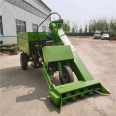 Five cubic large fecal cleaning truck, diesel powered cattle farm shovel truck, customized small fecal cleaning machine