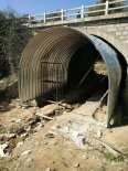 Galvanized spliced bridge, highway drainage, rigid corrugated culvert pipe, anti-corrosion, wear-resistant, lightweight