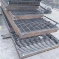 Pressure resistant steel grating, heavy-duty hot-dip galvanized steel grating support, customized anti-skid grid plate