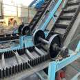 Kunwei Large Angle Anti slip Belt Conveyor Mechanical and Electrical Plant Coal Powder Conveyor Vertical Transmission Machinery Large Angle Lifting