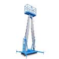 Customized single mast, double track aluminum alloy elevator, stage indoor equipment maintenance, lifting platform, small lifting platform