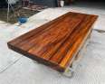 Pear wood tea table, Okan solid wood large board, mahogany tea table, owner's table