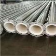 Cangzhou Mingjie Pipe Lining PTFE Pipe Fitting Customized Drinking Water Chemical Gas Procurement Pipe