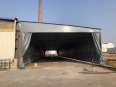 Large sliding and moving canopy, folding and telescopic sunshade, large stall shed, epidemic prevention shed, warehouse tent