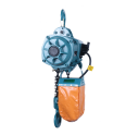 Chain fixed electric hoist manufacturer's shell is sturdy, lightweight, impact resistant, and heat dissipation fins are fast and can be continuously used