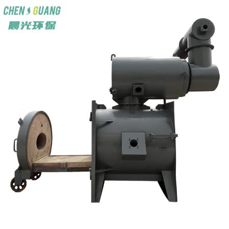 The refractory layer of the pet corpse incinerator is poured in one go and does not emit black smoke. After ten years of use, the flue gas meets the emission standards