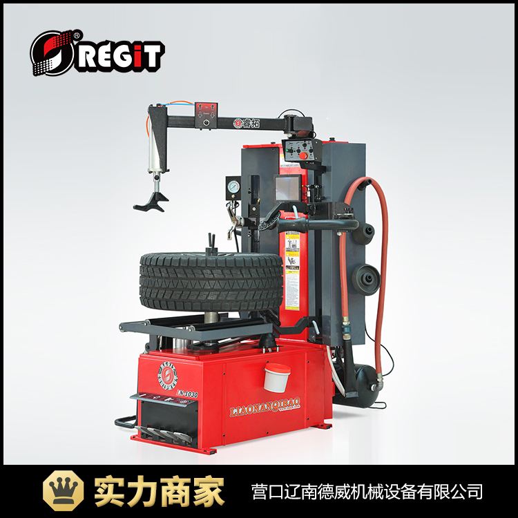 Ruituo LN-1030 Tire Disassembly and Assembly Machine with Crowbar Free Automatic Lifting saves time and effort