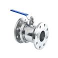 Hongfeng Pipe fittings, sanitary grade stainless steel manual flange ball valve, forged valve, produced by the source manufacturer