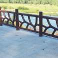 Manufacturers of imitation wood railings sell cement imitation wood grain railings, landscape imitation antique railings, and wholesale customization of imitation tree vine railings