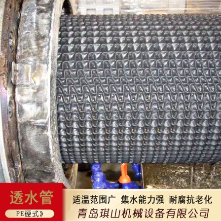 Single screw road compressive hard permeable pipe equipment 50-300mm high-strength PE material mesh permeable pipe
