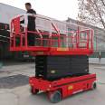 Self walking elevator, electric scissor type hydraulic manned lifting platform, high-altitude operation lifting vehicle