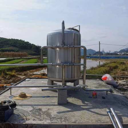 Water purification equipment with quartz sand activated carbon multi-media filter can process 10 tons of water per hour