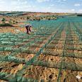 Green sand prevention net for sand crossing highways, high-density composite materials for wind and sand fixation in deserts