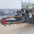 Chain trenching machine for agricultural tap water and natural gas pipeline laying Trenching machine for single chain double chain trenching