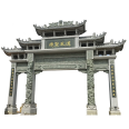 Hongfeng Custom Stone Archway Granite Crossstreet memorial archway Square Cemetery Ancient Architecture Archway Sculpture at Village Entrance