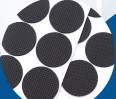 Black silicone foot pads, electronic products, anti-skid, shock-absorbing, silent silicone pads, self-adhesive tape, arbitrary cutting, customized packaging, electronic products, tape packaging, printing