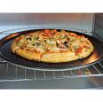 Yueying Round Black Pizza Slate Non stick Crispy bread baking pan Cordierite baking stone oven