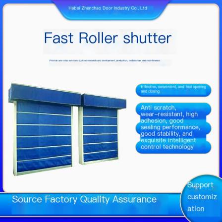 Fast start and finish Roller shutter door is used for logistics, warehousing, garbage station, orange vibrating door, customized according to the drawing