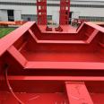 13 meter excavator transport trailer, spring climbing ladder trailer, plate hook plate, semi trailer