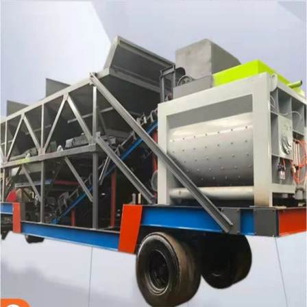 HZS60 Mobile Concrete Mixing Station_ Fully automatic computer control system