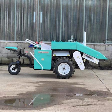 Zhixun Riding Single Ridge Peeling Corn Harvester Handheld Supporting Cutting Table Single row Self walking Bar Breaking Machine