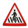 The manufacturer provides reflective warning traffic signs, forming colored road stickers with large quantities and preferential treatment