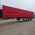 3.95 meter skeleton semi-trailer traction box type cargo vehicle with good stability can be registered and put on the road