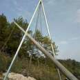 Tengfei Triangle Pole Erecting Machine 8-15 meters Aluminum Alloy Picking Pole Herringbone Holding Pole Electric Fully Automatic