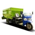 Cattle Farm Feeding Three Wheel Spreader Cattle Mixing Self propelled Feeding Truck Silage Grass Spreader