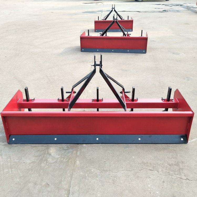 Box type soil crusher grader four-wheel tractor suspension grader concrete paving scraper Grader