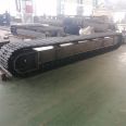 6-meter track chassis assembly, steel chassis structure, load capacity of 30 tons, 45KW hydraulic station