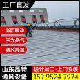 Ventilator 18J621-3 ridge ventilation skylight C1ST triangular electric lighting and smoke exhaust skylight for Pinte factory building