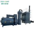 Multi stage combustion process of rural household waste pyrolysis gasification furnace, smokeless and odorless operation, 35 years old factory