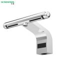 Two in one intelligent copper multifunctional sensing faucet for both sides of the air outlet and washing hands in the middle, European style basin hand dryer