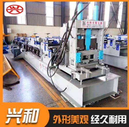 Supply C-type steel purlin equipment as needed, fully automatic punching, C-type steel machine for quick change and convenient adjustment