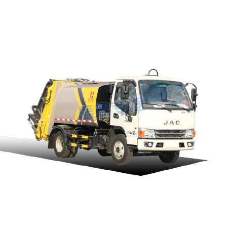 Small garbage truck, 3-way compressed garbage truck, Jianghuai Kangling H3, six speed engine, 6-speed gearbox