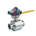 Hongfeng Pipe Fitting Stainless Steel 304/316 Sanitary Forged Electric Quick Install Straight Ball Valve Lithium Battery Industry Equipment