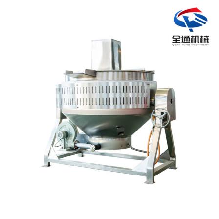 Manufacturer of stainless steel sandwich pot, all stainless steel electric heating steam boiling pot, automatic flipping and stir frying machine