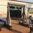 3 ton small gantry crane for incoming and outgoing goods in a simple light gantry workshop