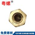 Production of copper hexagonal cap nut decorative nut H58 brass nut dome screw cap M5 M6 M8 M10