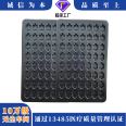 Spot electronic turnover tray, anti-static and vacuum plastic tray, thickened PS plastic lining, black vacuum plastic inner support