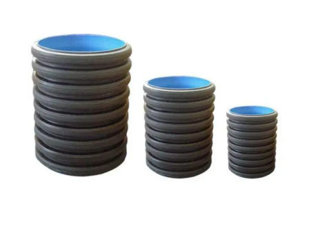 Jingze HDPE double wall corrugated plastic drainage pipe buried large diameter sewage pipe