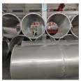 Corrosion resistant stainless steel welded air duct and seamless smoke exhaust pipe for Wuyue Environmental Protection Industry