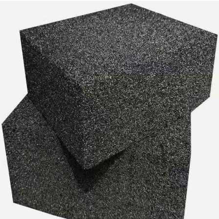 Roof foam glass black microcellular foam glass brick sound absorption and heat insulation agent
