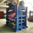 Spot Honglu Machinery Plastic Cotton Waste Paper Easy Pull Can Air Pipe Waste 100 Ton Vertical Baler