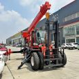 8-ton four-wheel drive off-road forklift with truck crane 4-ton forklift crane integrated machine 5-ton forklift tail crane Jiusheng