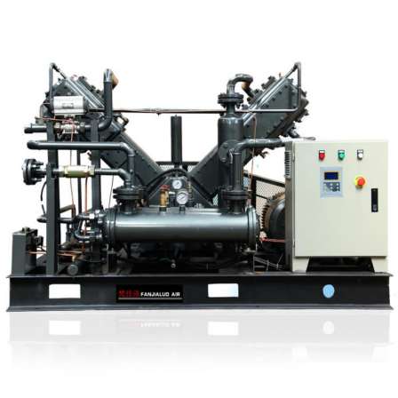LHC-4.5/10-10-40 water-cooled oil-free booster engine oil-free air nitrogen compressor 4.5 cubic 40 kilograms