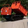 Spot small tracked transport vehicle All terrain tracked climbing tiger hydraulic tracked transport vehicle